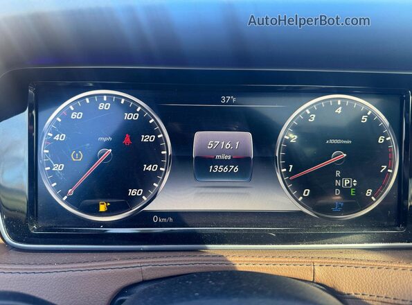 WDDUG8CB4HA316277 2017 MERCEDES-BENZ S Белый Вид щитка приборов