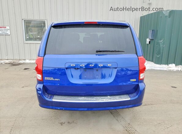 2C4RDGBG8KR657149 2019 DODGE GRAND Синий Вид салона спереди