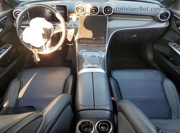 W1KAF4GB5PR139134 2023 MERCEDES-BENZ C Black ხელსაწყოთა პანელის ხედი
