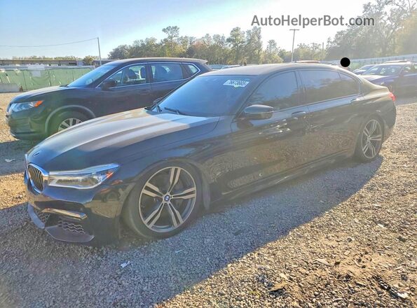 WBA7F0C55GGL99569 2016 BMW 7 SERIES Black Trasero izquierdo
