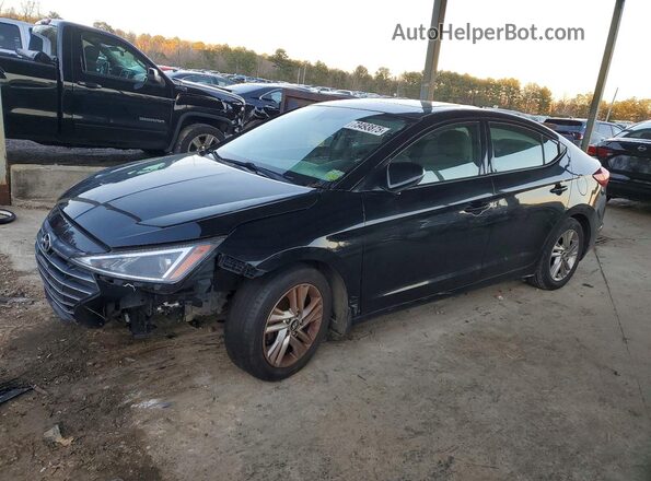 5NPD84LF3KH471664 2019 HYUNDAI ELANTRA Black Tył lewy