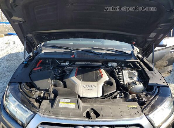 WA1A4AFYXJ2164772 2018 AUDI SQ5 Gray Vista de la etiqueta del VIN