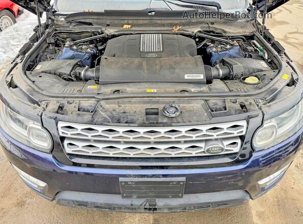 SALWR2VF1GA552189 2016 LAND ROVER RANGE Синий Вид панели приборов