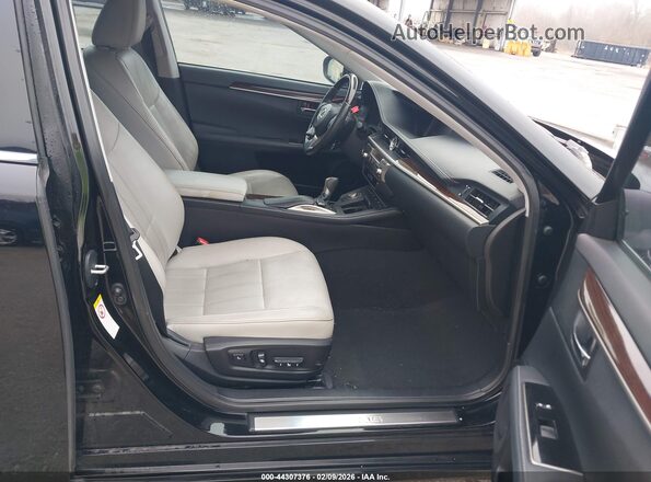 58ABK1GG4HU063378 2017 LEXUS ES 350 Черный Вид салона спереди