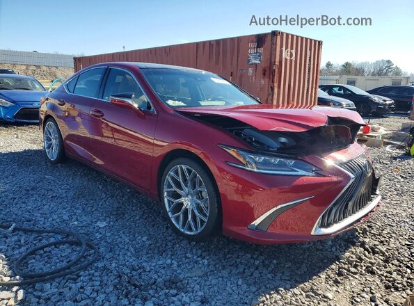 58ABZ1B10KU017410 2019 LEXUS ES Red Առջևի աջ