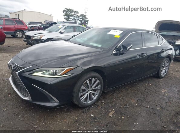 58ABZ1B12KU028604 2019 LEXUS ES 350 Black Передня ліва чверть