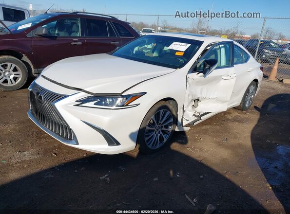 58ABZ1B17KU016612 2019 LEXUS ES 350 White Vista tres cuartos delantera izquierda
