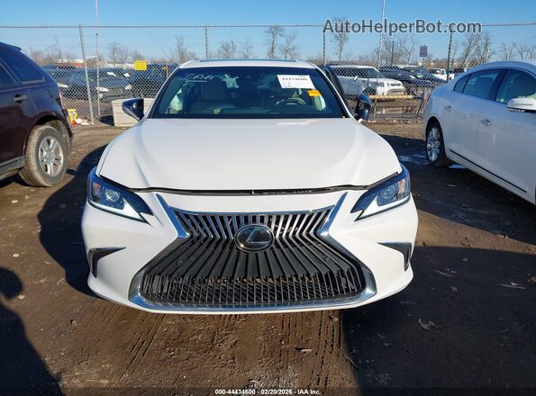 58ABZ1B17KU016612 2019 LEXUS ES 350 White Vista del cuadro de instrumentos