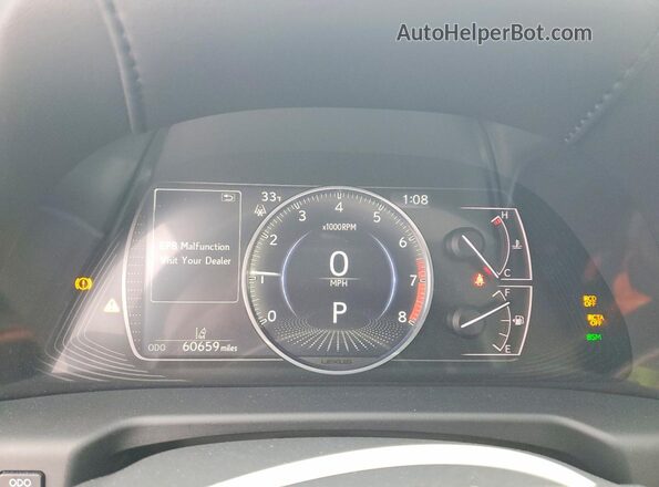 58ABZ1B18KU025173 2019 LEXUS ES Beige Vista del cuadro de instrumentos