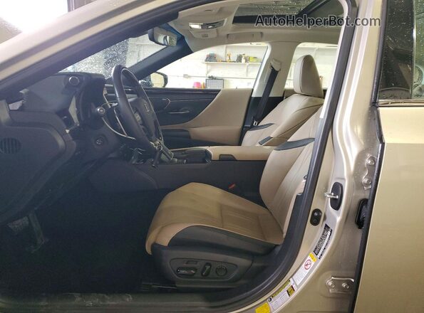 58ABZ1B18KU025173 2019 LEXUS ES Beige Vista interior delantera