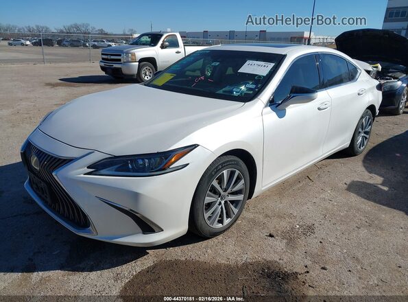 58AD11D17MU004217 2021 LEXUS ES 250 White Առջևի ձախ երեք քառորդ տեսարան
