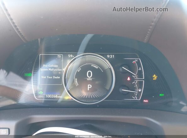 58AD21B13LU006609 2020 LEXUS ES 300H White Vista de los asientos traseros