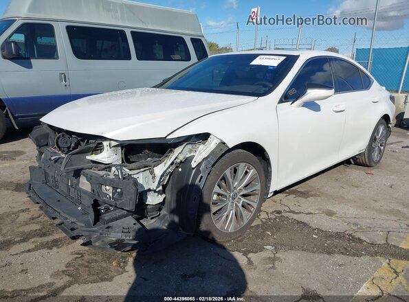 58AD21B13LU006609 2020 LEXUS ES 300H White Vista tres cuartos delantera izquierda