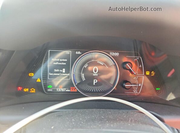 58ADA1C15RU050458 2024 LEXUS ES Red Vista del cuadro de instrumentos