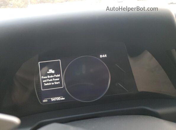 58ADA1C16NU018273 2022 LEXUS ES Черный Вид щитка приборов