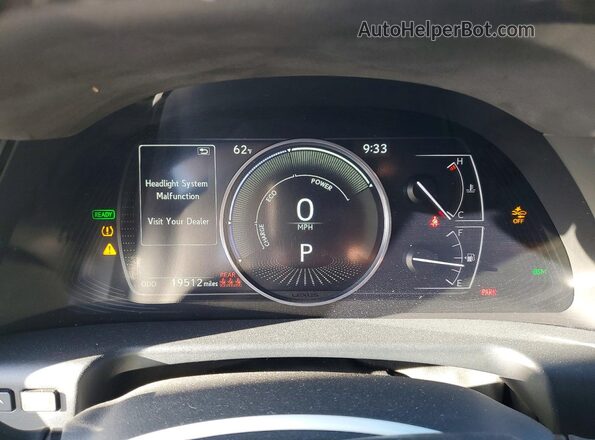 58ADA1C16RU052655 2024 LEXUS ES Black Սարքավորումների վահանակի տեսք