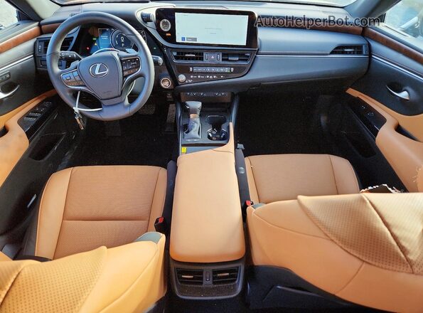 58ADA1C17SU075643 2025 LEXUS ES Black Вид панелі приладів