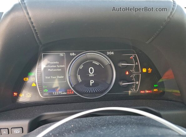 58ADA1C1XMU006528 2021 LEXUS ES Tan Вид щитка приладів