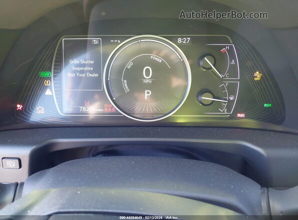 58ADA1C1XNU020673 2022 LEXUS ES 300H Черный Вид задних сидений
