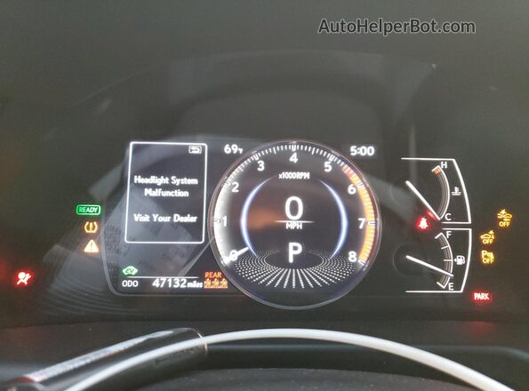 58ADA1C1XRU051752 2024 LEXUS ES White Սարքավորումների վահանակի տեսք