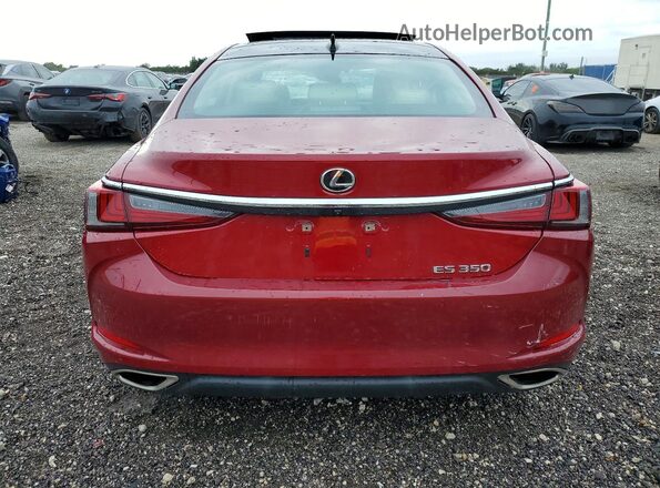 58ADZ1B10NU137494 2022 LEXUS ES Burgundy Vista trasera