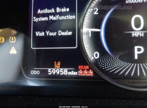 58ADZ1B11MU097618 2021 LEXUS ES 350 Белый Вид задних сидений