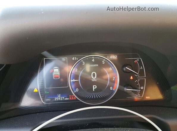 58ADZ1B15PU146775 2023 LEXUS ES Красный Вид щитка приборов