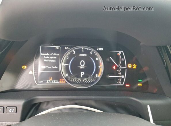 58ADZ1B19PU153423 2023 LEXUS ES Black Widok zestawu wskaźników