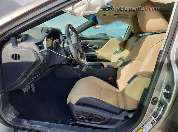 58AFZ1B15MU106913 2021 LEXUS ES Silver წინა სალონის ხედი