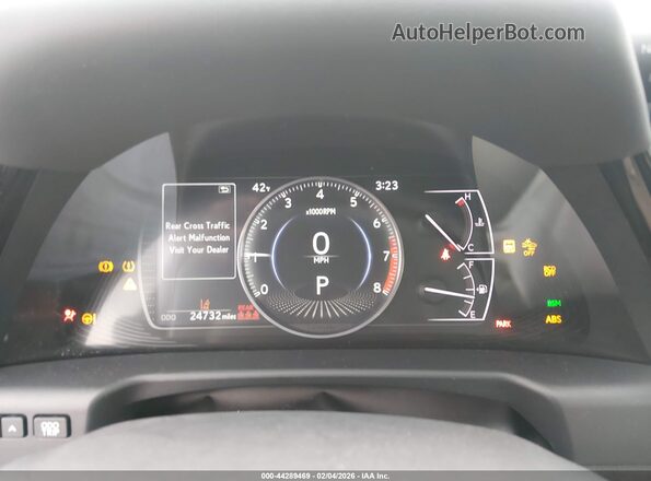 58AFZ1B17RU166022 2024 LEXUS ES 350 Gray Widok tylnych siedzeń