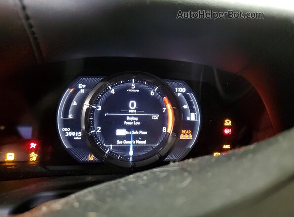 58AGZ1B10MU102756 2021 LEXUS ES Silver ხელსაწყოთა პანელის ხედი