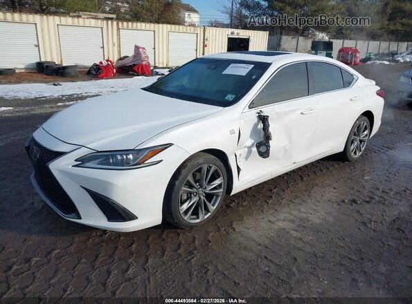 58AGZ1B11MU110140 2021 LEXUS ES 350 White Առջևի ձախ երեք քառորդ տեսարան