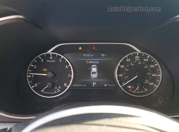 1N4AA6AP8JC366293 2018 NISSAN MAXIMA White Widok tylnych siedzeń