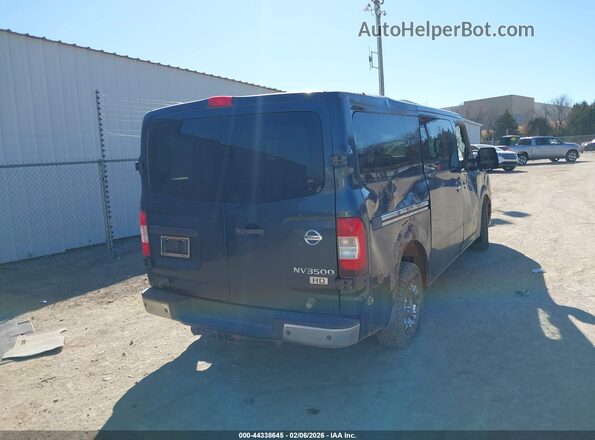 5BZAF0AA6JN852464 2018 NISSAN NV PASSENGER NV3500 HD Blue Trasero derecho