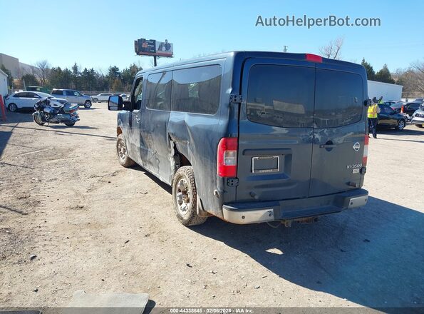 5BZAF0AA6JN852464 2018 NISSAN NV PASSENGER NV3500 HD Blue Trasero izquierdo