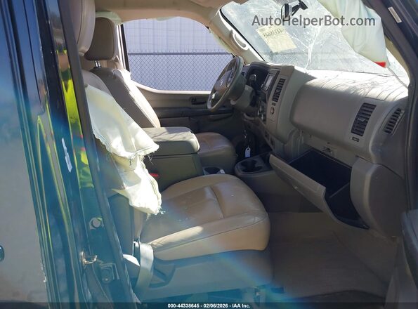 5BZAF0AA6JN852464 2018 NISSAN NV PASSENGER NV3500 HD Blue Vista interior delantera