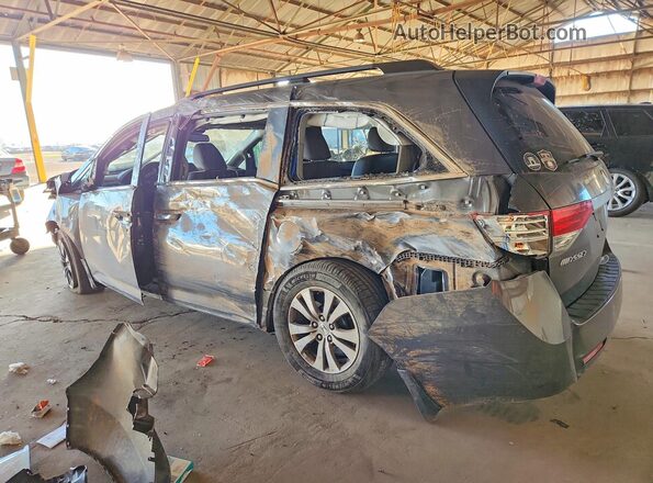 5FNRL5H66HB013045 2017 HONDA ODYSSEY Gray 