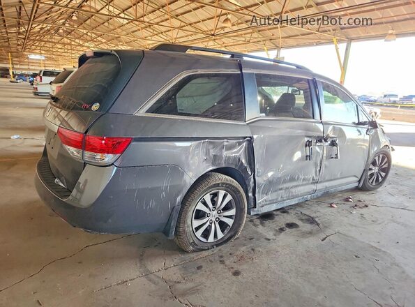 5FNRL5H66HB013045 2017 HONDA ODYSSEY Gray 