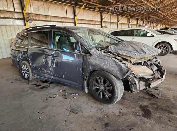 5FNRL5H66HB013045 2017 HONDA ODYSSEY Gray 