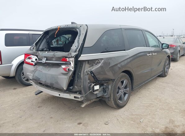 5FNRL6H50MB007927 2021 HONDA ODYSSEY Коричневый Задняя правая четверть