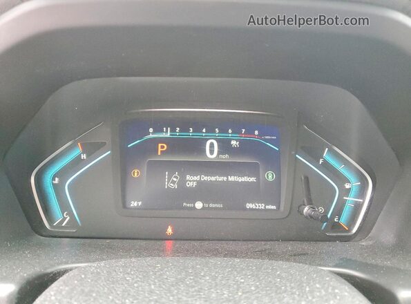 5FNRL6H52NB011284 2022 HONDA ODYSSEY Gray Vista del cuadro de instrumentos