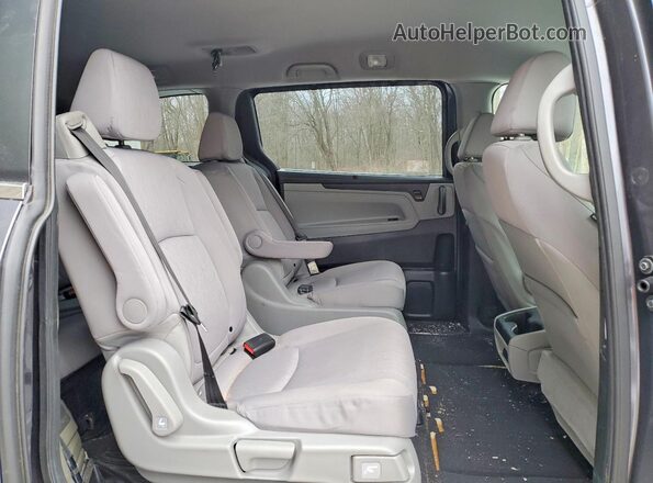 5FNRL6H52NB011284 2022 HONDA ODYSSEY Gray Vista interior trasera