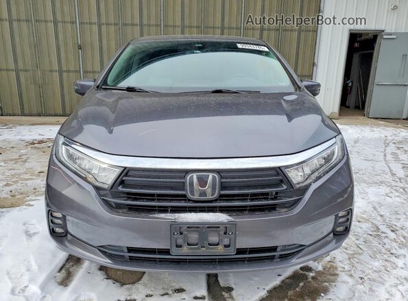 5FNRL6H52NB011284 2022 HONDA ODYSSEY Gray Vista frontal