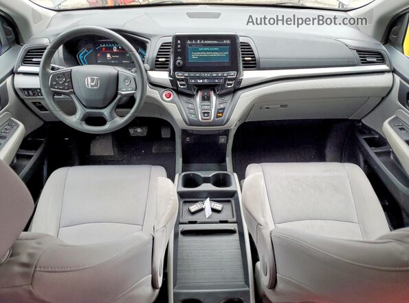 5FNRL6H52NB011284 2022 HONDA ODYSSEY Gray Vista del salpicadero
