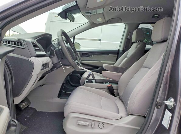 5FNRL6H52NB011284 2022 HONDA ODYSSEY Gray Vista interior delantera