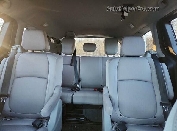 5FNRL6H52NB011284 2022 HONDA ODYSSEY Gray Vista de los asientos traseros