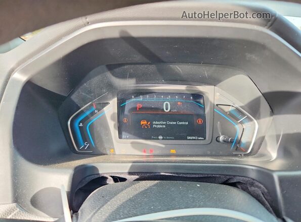 5FNRL6H56MB007558 2021 HONDA ODYSSEY Серый Вид щитка приборов