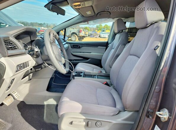 5FNRL6H56MB007558 2021 HONDA ODYSSEY Серый Вид салона спереди