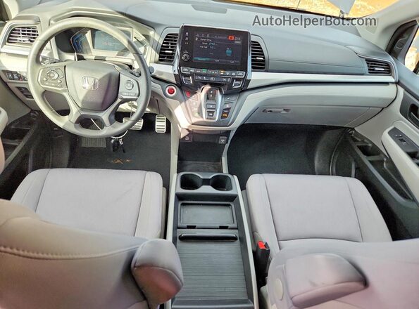 5FNRL6H56MB007558 2021 HONDA ODYSSEY Серый Вид панели приборов