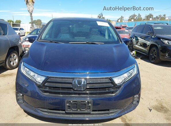5FNRL6H62PB071741 2023 HONDA ODYSSEY Blue Սարքավորումների վահանակի տեսք